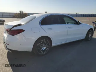 2023 Mercedes-Benz C 300 with VIN W1KAF4GB4PR128514, listed as a Copart auction lot 57564215 with 41,578 mi miles and Salvage title. Bid and sale history available at DreamBid. Image 3.