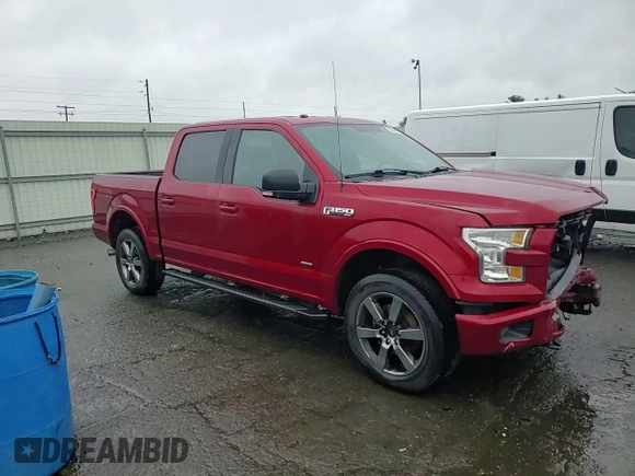 2016 Ford F-150 XLT with VIN 1FTEW1EP4GKE42424, listed as a Copart auction lot 56374405 with 167,275 mi miles and Salvage title. Bid and sale history available at DreamBid. Image 14.