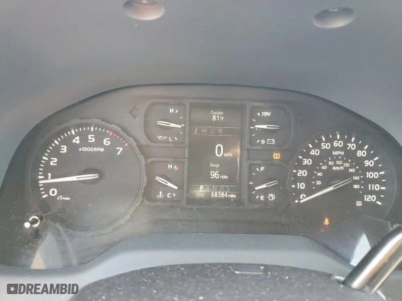 2021 Toyota Tundra 2WD SR with VIN 5TFRY5F10MX273627, listed as a Copart auction lot 46334255 with 68,384 mi miles and Salvage Title. Bid and sale history available at carsss.com. Image 9.