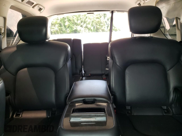 2020 Infiniti QX80 LUXE with VIN JN8AZ2NE7L9255159, listed as a Copart auction lot 61895724 with 113,974 mi miles and Salvage Title. Bid and sale history available at carsss.com. Image 10.