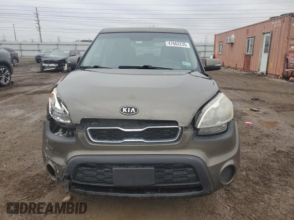 2012 Kia Soul + with VIN KNDJT2A66C7359374, listed as a Copart auction lot 47662235 with 145,627 mi miles and Salvage Title. Bid and sale history available at carsss.com. Image 5.