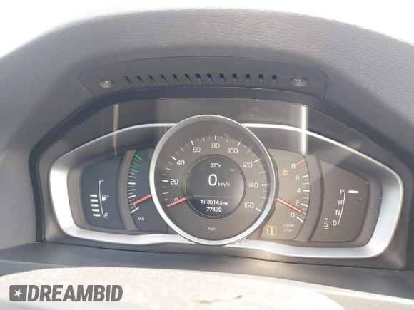 2017 Volvo V60 Premier with VIN YV140MEK5H1349304, listed as a IAAI auction lot 41991653 with 77,439 mi miles and . Bid and sale history available at DreamBid. Image 7.