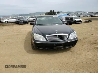 2005 Mercedes-Benz S-Class 4.3L with VIN WDBNG83J95A434518, listed as a Copart auction lot 48342505 with 0 mi miles and Salvage Title. Bid and sale history available at carsss.com. Image 11.