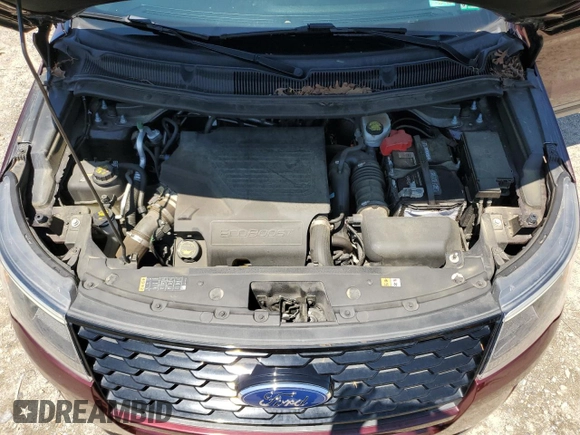 2018 Ford Explorer Sport z VIN 1FM5K8GT1JGA96126, wystawiony jako Copart lot #58169945 z przebiegiem 44 345 mil mil oraz Szkoda całkowita • Salvage title. Historia ofert i sprzedaży dostępna na DreamBid. Obrazek 12.