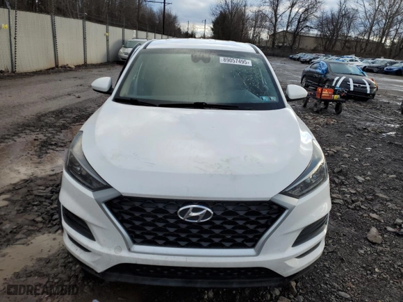 2019 Hyundai Tucson SE with VIN KM8J2CA48KU980022, listed as a Copart auction lot 89057495 with 36,813 mi miles and Salvage Title. Bid and sale history available at carsss.com. Image 5.
