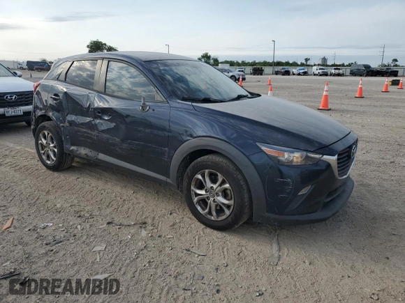 2016 Mazda CX-3 Sport with VIN JM1DKFB77G0132143, listed as a Copart auction lot 52947545 with 171,640 mi miles and Salvage Title. Bid and sale history available at DreamBid. Image 4.