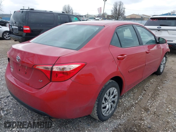 2019 Toyota Corolla L with VIN 2T1BURHEXKC228937, listed as a IAAI auction lot 41979191 with 107,413 mi miles and . Bid and sale history available at carsss.com. Image 4.