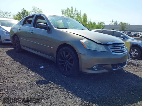 2008 Infiniti M with VIN JNKAY01F88M651508, listed as a IAAI auction lot 42159200 with 180,228 mi miles. Bid and sale history available at carsss.com. Image 1.