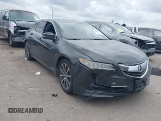 2015 Acura TLX Technology z VIN 19UUB3F59FA002947, wystawiony jako IAAI lot #42137517 z przebiegiem 120 852 mil mil oraz . Historia ofert i sprzedaży dostępna na DreamBid. Obrazek 1.