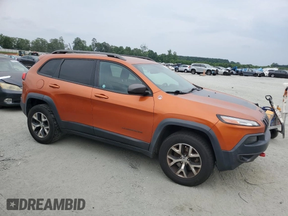 2015 Jeep Cherokee Trailhawk с VIN 1C4PJMBS6FW501367, выставлен на аукционе Copart как лот 59855355 с пробегом 113 711 миль миль и Списание • Salvage title. История ставок и продаж доступна на DreamBid. Изображение 4.