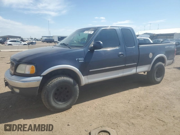 2001 Ford F-150 XL with VIN 1FTRX18L71NA27627, listed as a Copart auction lot 64190715 with 105,503 mi miles and Salvage title. Bid and sale history available at DreamBid. Image 1.