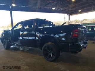 2025 Ram 1500 Big Horn with VIN 1C6SRFFP4SN538526, listed as a IAAI auction lot 41555162 with 7,032 mi miles. Bid and sale history available at carsss.com. Image 3.