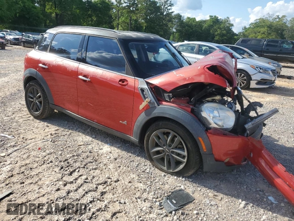 2013 MINI Countryman S ALL4 with VIN WMWZC5C53DWM16045, listed as a Copart auction lot 56057555 with 167,263 mi miles and Salvage title. Bid and sale history available at DreamBid. Image 4.