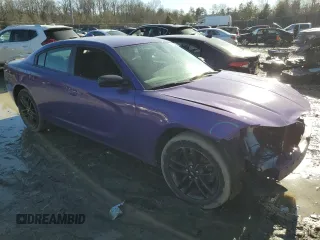 2019 Dodge Charger SXT with VIN 2C3CDXJG1KH600843, listed as a Copart auction lot 43223995 with 48,510 mi miles and Salvage Title. Bid and sale history available at DreamBid. Image 4.