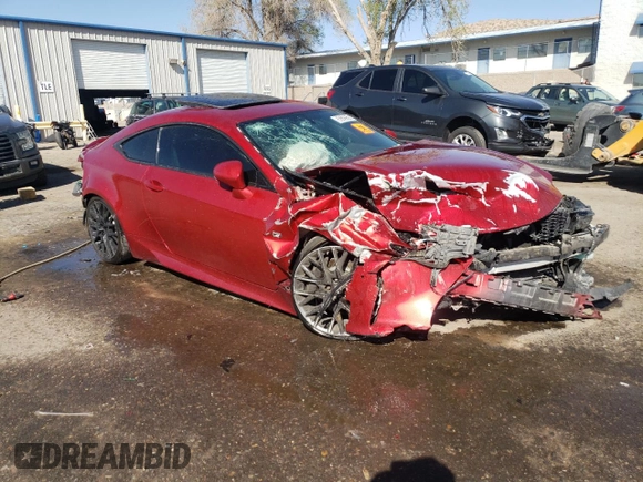 2016 Lexus RC 200t F Sport with VIN JTHHA5BC7G5000187, listed as a Copart auction lot 59363725 with Not provided miles and Clean title. Bid and sale history available at DreamBid. Image 4.