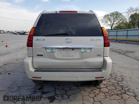 2003 Lexus GX 470 z VIN JTJBT20XX30010271, wystawiony jako Copart lot #52812575 z przebiegiem 291 394 mil mil oraz Szkoda całkowita • Salvage title. Historia ofert i sprzedaży dostępna na DreamBid. Obrazek 6.