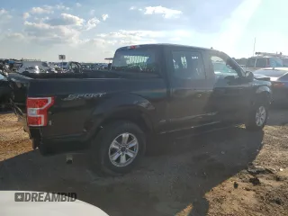 2020 Ford F-150 XL with VIN 1FTEW1CB1LFC11376, listed as a Copart auction lot 72319174 with 49,891 mi miles and Salvage Title. Bid and sale history available at carsss.com. Image 3.