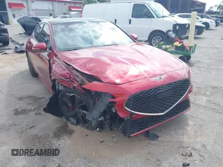 2023 Genesis G70 3.3T z VIN KMTG54TE8PU108661, wystawiony jako IAAI lot #42092600 z przebiegiem 35 992 mil mil oraz . Historia ofert i sprzedaży dostępna na DreamBid. Obrazek 6.