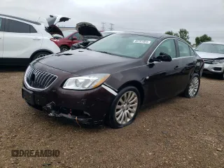 2011 Buick Regal CXL Turbo TO3 with VIN W04GX5GV9B1097859, listed as a Copart auction lot 65781954 with 97,246 mi miles and Salvage Title. Bid and sale history available at carsss.com. Image 1.