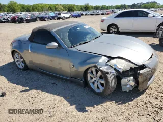 2004 Nissan 350Z Touring with VIN JN1AZ36A44M251374, listed as a Copart auction lot 53182045 with 100,255 mi miles and Salvage Title. Bid and sale history available at DreamBid. Image 4.