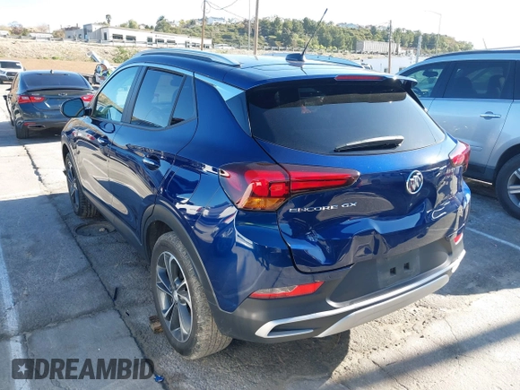 2023 Buick Encore GX Select with VIN KL4MMDS26PB126674, listed as a IAAI auction lot 41818871 with 25,001 mi miles and . Bid and sale history available at DreamBid. Image 3.
