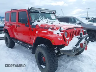 2015 Jeep Wrangler Unlimited Rubicon with VIN 1C4BJWFG7FL646463, listed as a IAAI auction lot 41537553 with 97,412 mi miles. Bid and sale history available at carsss.com. Image 1.