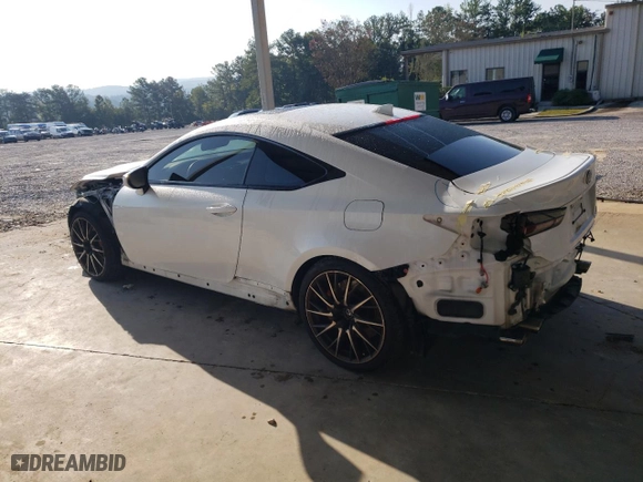 2020 Lexus RC F with VIN JTHDP5BC5L5007372, listed as a Copart auction lot 71937174 with 67,287 mi miles and Salvage Title. Bid and sale history available at carsss.com. Image 2.
