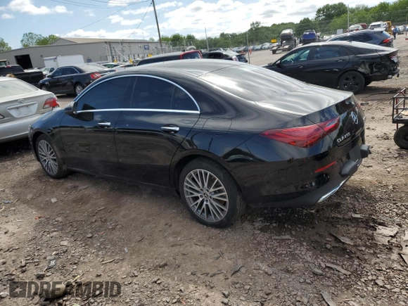 2024 Mercedes-Benz CLA 250 with VIN W1K5J4HB8RN478835, listed as a Copart auction lot 56634825 with 7,140 mi miles and Salvage title. Bid and sale history available at DreamBid. Image 2.