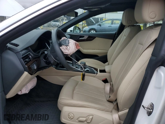 2019 Audi A5 Sportback Premium Plus with VIN WAUBNCF57KA044702, listed as a Copart auction lot 49430844 with 22,466 mi miles and . Bid and sale history available at DreamBid. Image 7.