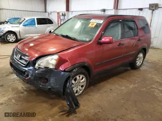 2006 Honda CR-V EX with VIN SHSRD78896U420485, listed as a Copart auction lot 53303955 with 173,687 mi miles and Salvage Title. Bid and sale history available at carsss.com. Image 1.