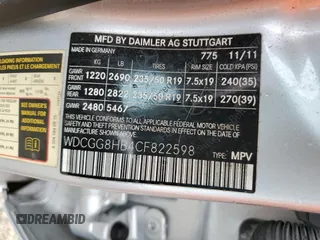 2012 Mercedes-Benz GLK 350 with VIN WDCGG8HB4CF822598, listed as a Copart auction lot 74547004 with Not Provided miles and Non Repairable. Bid and sale history available at DreamBid. Image 13.