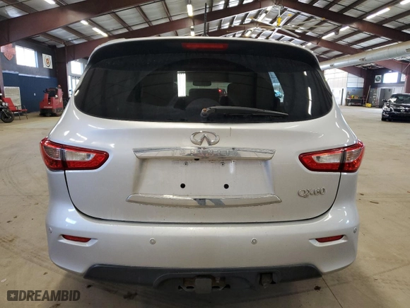 2014 Infiniti QX60 Hybrid with VIN 5N1CL0MM3EC505033, listed as a Copart auction lot 50041515 with 127,047 mi miles and Salvage Title. Bid and sale history available at carsss.com. Image 6.