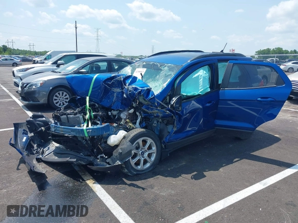 2018 Ford EcoSport SE with VIN MAJ3P1TE4JC242494, listed as a IAAI auction lot 42380813 with Not provided miles and . Bid and sale history available at DreamBid. Image 16.