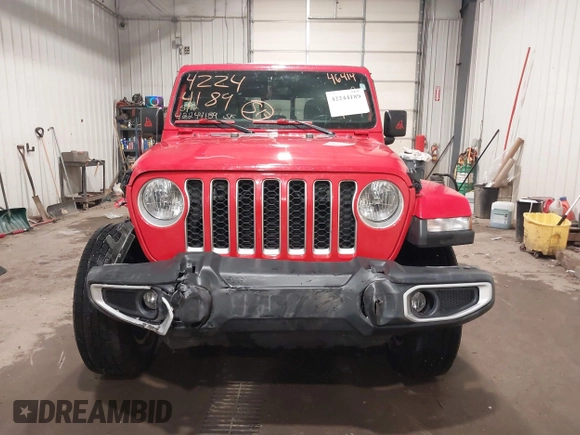 2020 Jeep Gladiator Overland with VIN 1C6HJTFG1LL129994, listed as a IAAI auction lot 42244189 with 46,414 mi miles and . Bid and sale history available at DreamBid. Image 13.