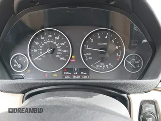 2013 BMW 3 Series 320i with VIN WBA3B1C58DK129051, listed as a IAAI auction lot 41119380 with 101,427 mi miles. Bid and sale history available at carsss.com. Image 7.
