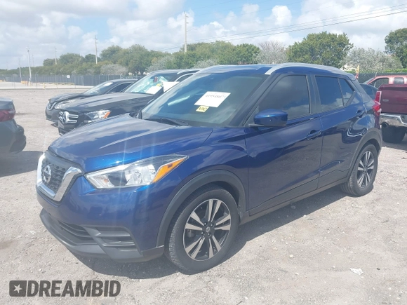 2020 Nissan Kicks SV with VIN 3N1CP5CV2LL490321, listed as a IAAI auction lot 41954807 with 105,568 mi miles. Bid and sale history available at carsss.com. Image 17.