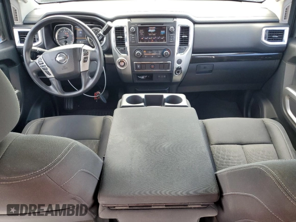 2019 Nissan Titan S with VIN 1N6AA1EK3KN528085, listed as a Copart auction lot 56395595 with 53,794 mi miles and Salvage title. Bid and sale history available at DreamBid. Image 8.