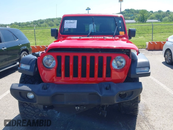 2018 Jeep Wrangler Unlimited Sport S z VIN 1C4HJXDGXJW168940, wystawiony jako IAAI lot #42200607 z przebiegiem 60 308 mil mil oraz . Historia ofert i sprzedaży dostępna na DreamBid. Obrazek 12.