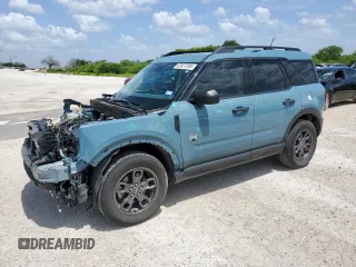2021 Ford Bronco Sport Big Bend with VIN 3FMCR9B64MRB32723, listed as a Copart auction lot 62027295 with 81,604 mi miles and Salvage title. Bid and sale history available at DreamBid. Image 1.
