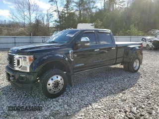 2022 Ford Super Duty F-450 DRW XL with VIN 1FT8W4DT7NEE27814, listed as a Copart auction lot 46061085 with 26,263 mi miles and Salvage Title. Bid and sale history available at carsss.com. Image 1.