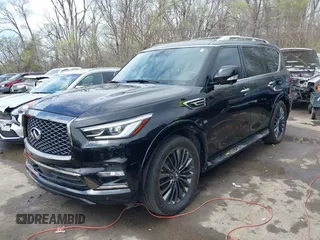 2020 Infiniti QX80 LUXE with VIN JN8AZ2NE8L9251265, listed as a IAAI auction lot 41892787 with 92,297 mi miles. Bid and sale history available at carsss.com. Image 18.