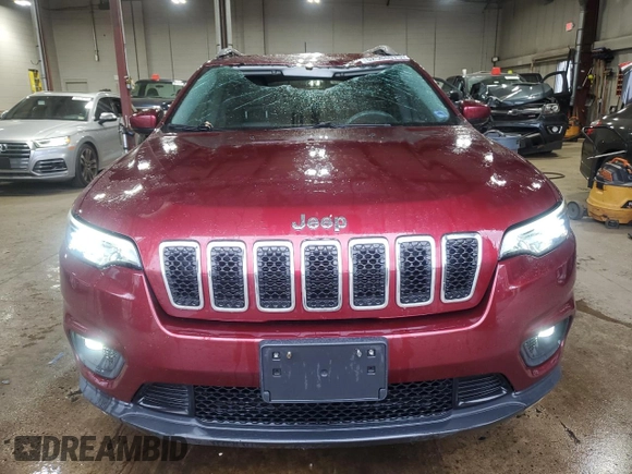 2019 Jeep Cherokee Latitude Plus with VIN 1C4PJMLB9KD122500, listed as a Copart auction lot 62504075 with 129,248 mi miles and Salvage title. Bid and sale history available at DreamBid. Image 5.