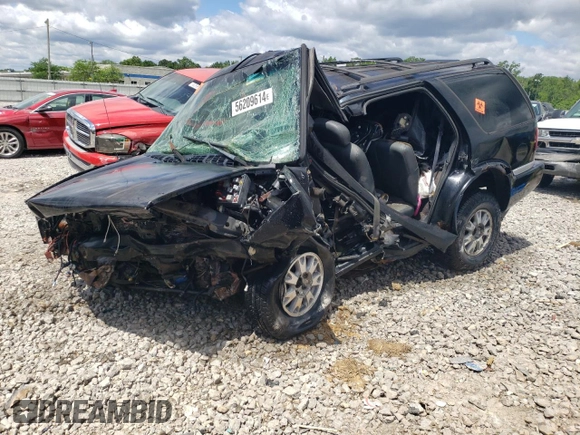 2001 GMC Jimmy SLT with VIN 1GKDT13W612219490, listed as a Copart auction lot 56209614 with 0 mi miles and Non Repairable. Bid and sale history available at carsss.com. Image 1.