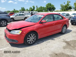 2012 Volkswagen Jetta SE with VIN 3VWDP7AJ7CM117151, listed as a Copart auction lot 63835065 with 129,850 mi miles and Salvage title. Bid and sale history available at DreamBid. Image 1.