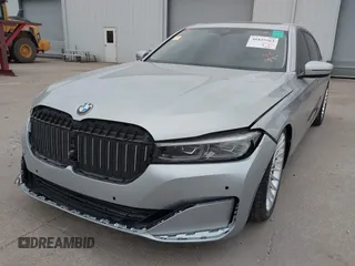 2020 BMW 7 Series 750i xDrive with VIN WBA7U2C04LBM61931, listed as a IAAI auction lot 41835563 with 42,811 mi miles. Bid and sale history available at carsss.com. Image 6.