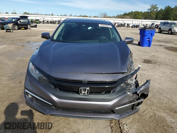 2021 Honda Civic Sedan EX-L with VIN 19XFC1F74ME002424, listed as a Copart auction lot 86898084 with 32,702 mi miles and Salvage Title. Bid and sale history available at carsss.com. Image 5.