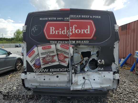 2023 Ford Transit with VIN 1FTBW1YG7PKB75200, listed as a Copart auction lot 60850425 with 59,145 mi miles and Salvage title. Bid and sale history available at DreamBid. Image 6.
