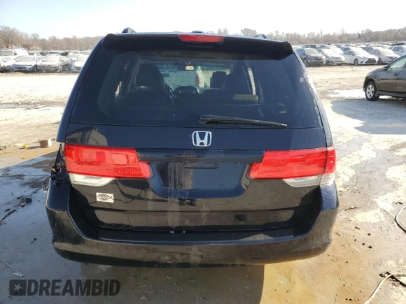 2009 Honda Odyssey EX-L with VIN 5FNRL38799B044921, listed as a Copart auction lot 49167805 with 186,542 mi miles and Salvage Title. Bid and sale history available at carsss.com. Image 6.