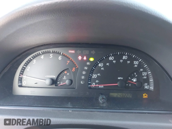 2004 Toyota Camry LE with VIN 4T1BE32K34U307084, listed as a IAAI auction lot 41960265 with 249,222 mi miles. Bid and sale history available at carsss.com. Image 7.