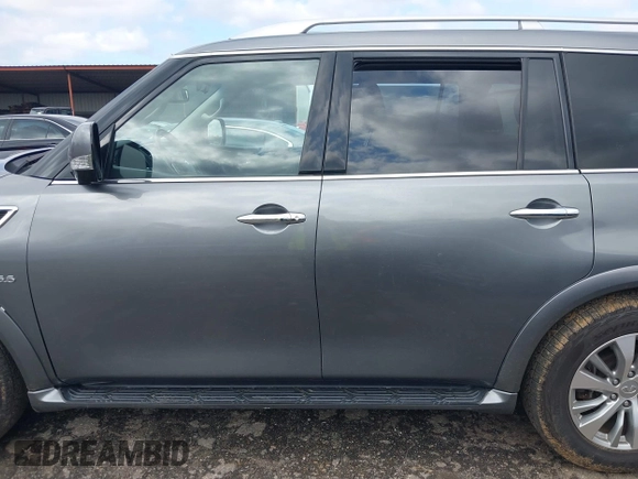 2017 Infiniti QX80 with VIN JN8AZ2NE1H9151466, listed as a IAAI auction lot 41813407 with 82,428 mi miles. Bid and sale history available at carsss.com. Image 14.